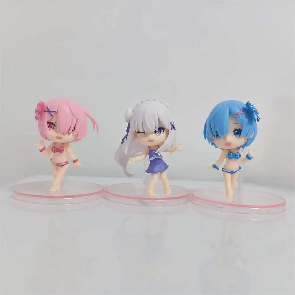 Экшн-фигурка аниме Re: жизнь в другом мире от нуля ПВХ Модель Рем рам Эмилия