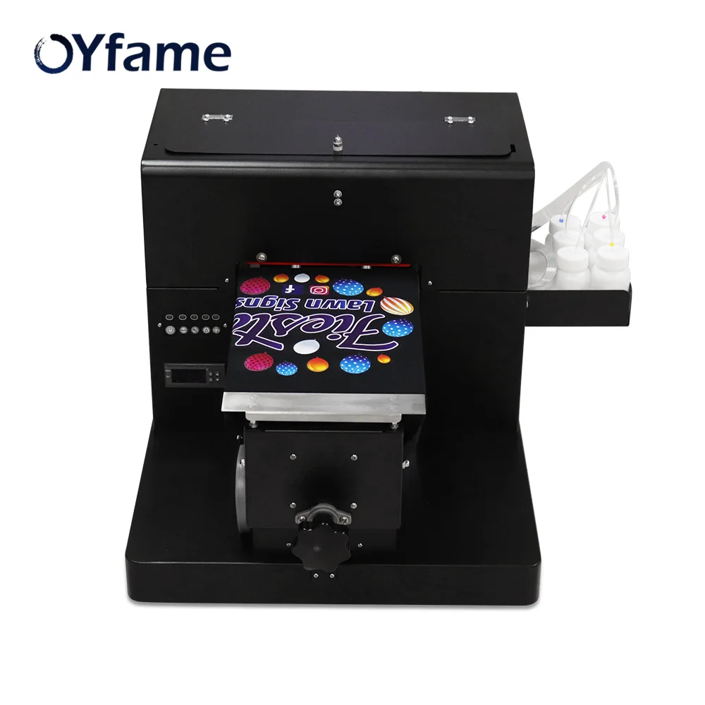 Планшетный принтер OYfame 2021A4 DTG для рубашек футболок темсветильник ый цвет
