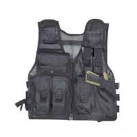 tactical military molle mesh vest multifunctional outdoor adjustable camo black quick dry fishing vest hunting jacket clothes