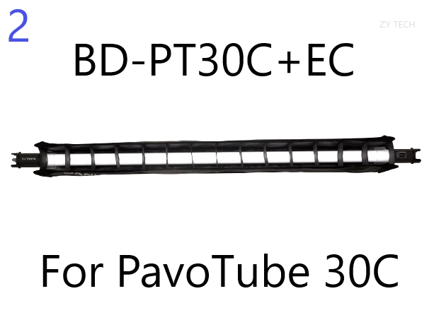 Nanlite Pavotube одиночный держатель светодиодной трубки T12 с приемником 5/8 дюйма для