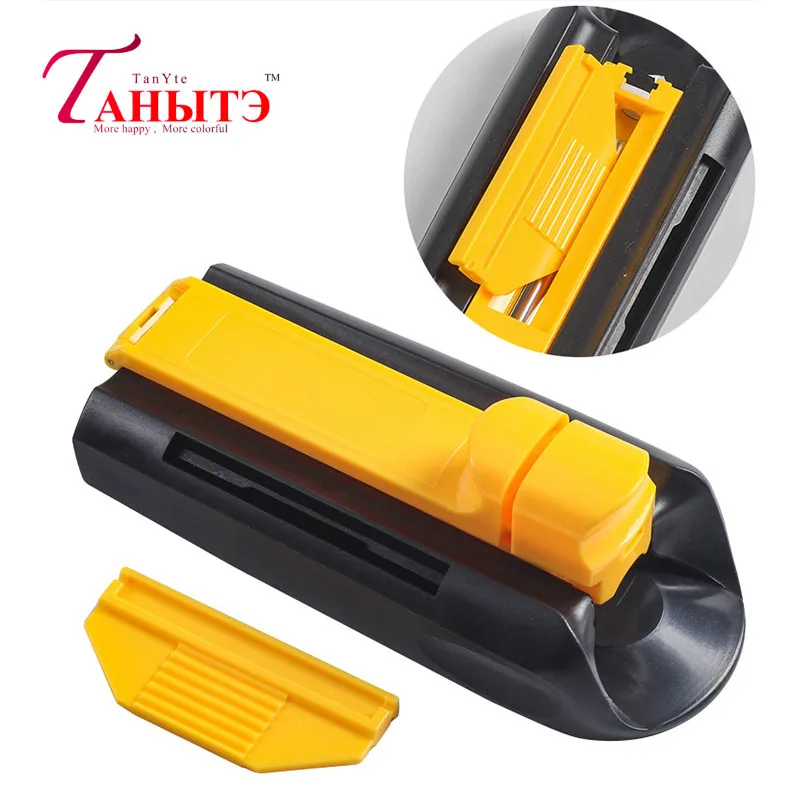 

8mm Caliber Portable Manual Tobacco Roller Cigarette Rolling Maker Injector Single Tube Cigarette Wrapping Machine Smoking Tool
