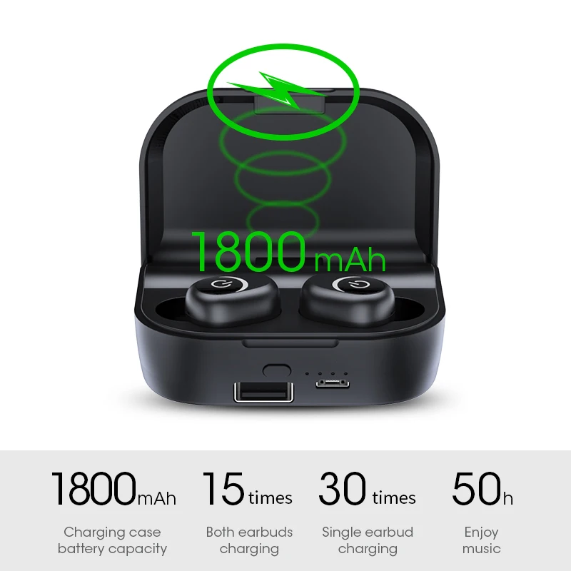 Новинка Беспроводная Bluetooth гарнитура TWS спортивные мини наушники 5 0 настоящие