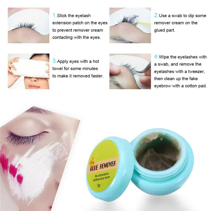 

Anti-irritation Grafting Eyelash Extension Glue Remover Adhesive Gel Removing Cream CIN6 899