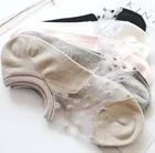 Носки женские Hirigin, хлопковые, прозрачные, прозрачные, вязаные, мягкие, на лето и весну