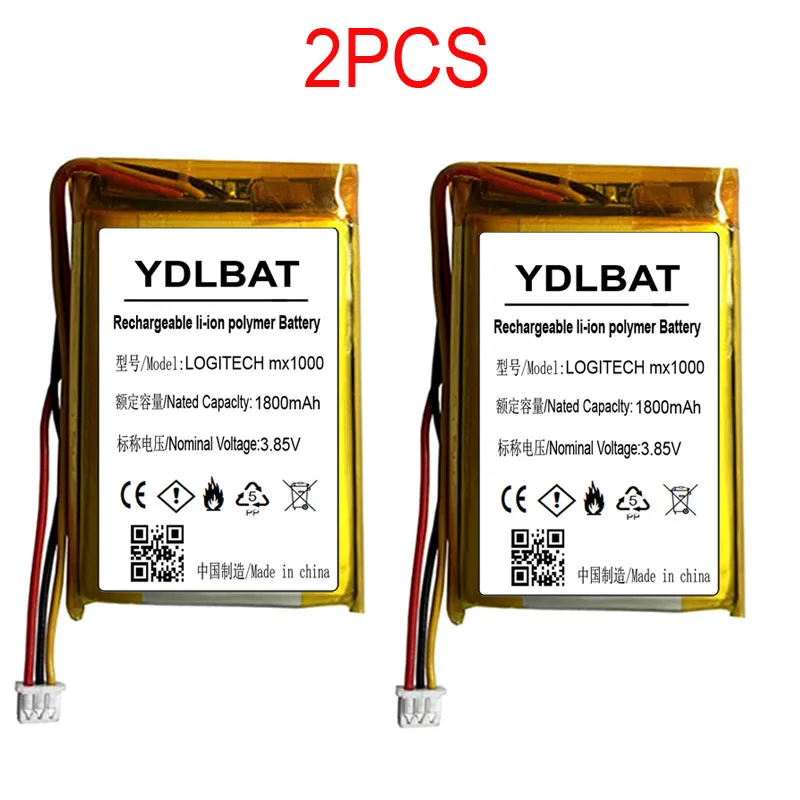 2 шт. аккумулятор для Logitech mx1000 MX 1000 M-RAG97 беспроводная мышь | Мобильные телефоны и
