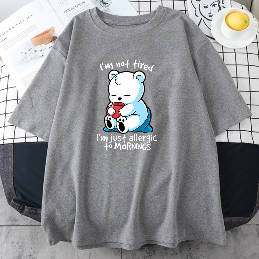 

Busy Now Kawaii Cat Print T Shirt Women O Neck Loose Streetwear Top Cute Vintage Oversized Female Summer Short Sleeve T Shirt