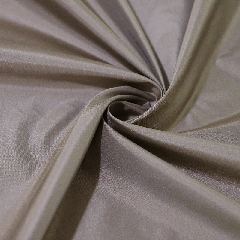 50 см * 140 Ткань для вечернего платья натуральный шелк тафта пряжа окрашенная хаки