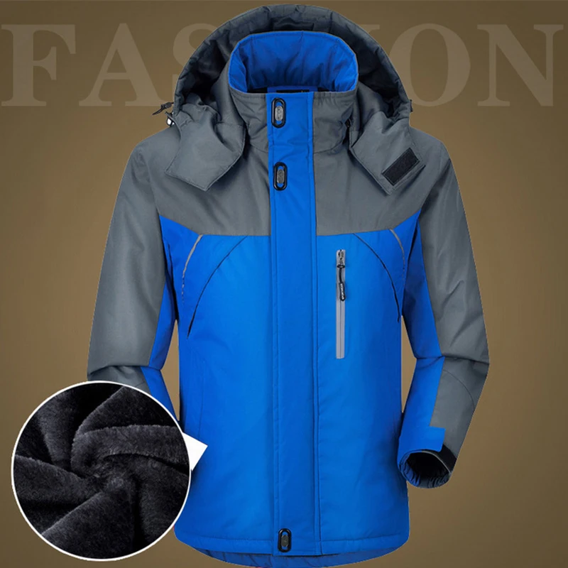 

GEJIAN Autumn Winter Men's Jacket Plus Size 5XL Coat High Quality Thermal Jacket Brand Fashion Thicken Jacket casaco masculino