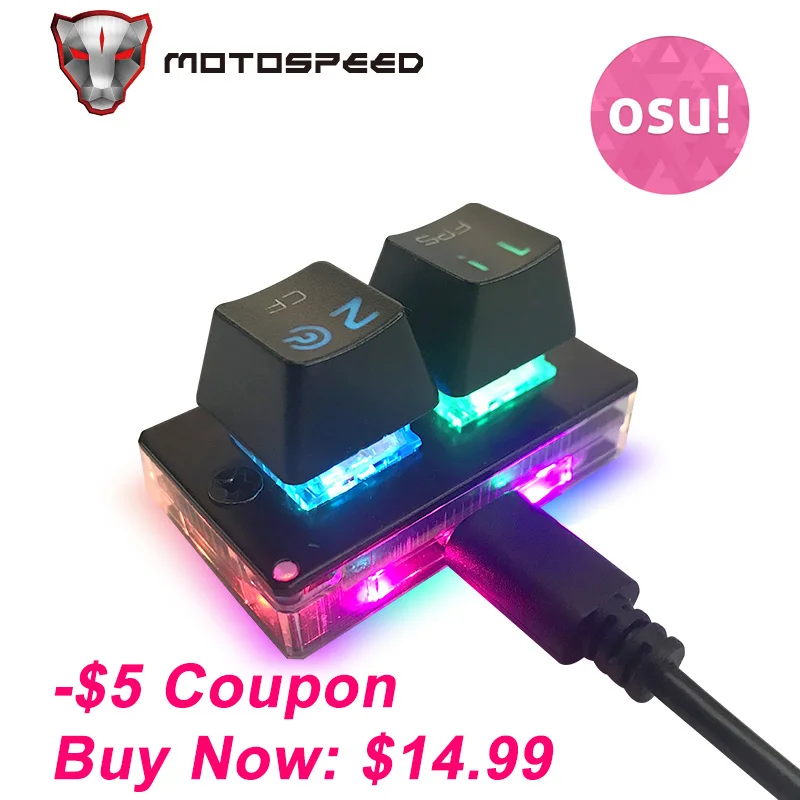 Клавиатура Motospeed K2 OSU Mini механическая с RGB подсветкой|Клавиатуры| |