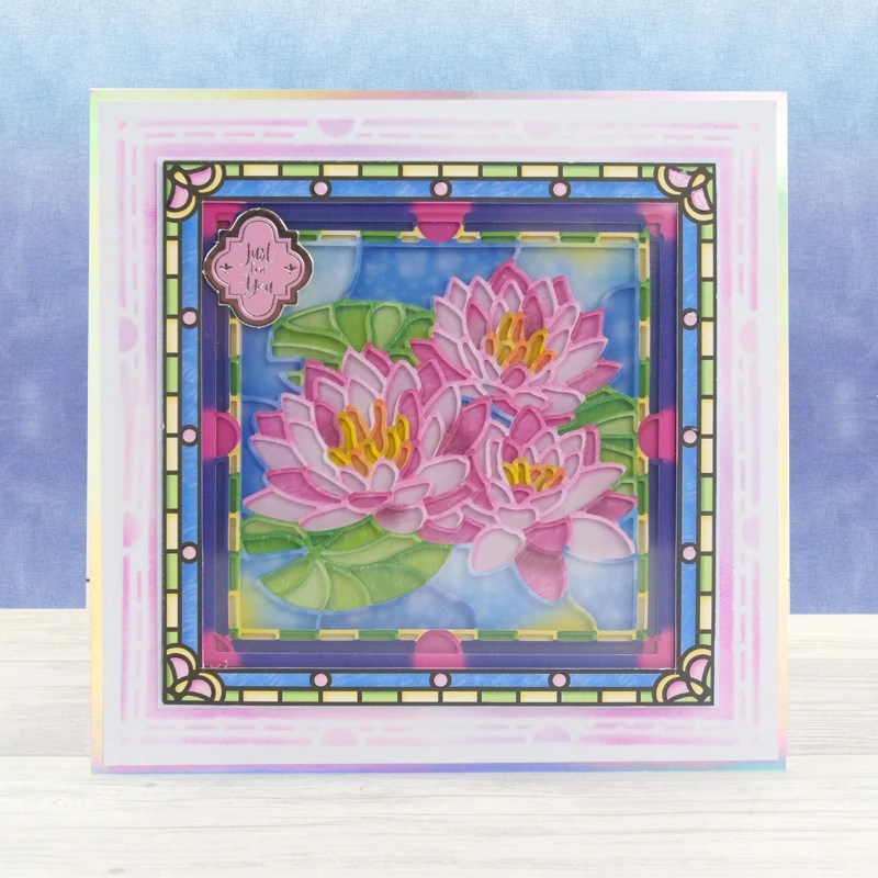 Цветок лилии рамка металлическая пресс форма трафарет для Diy бумажные карточки