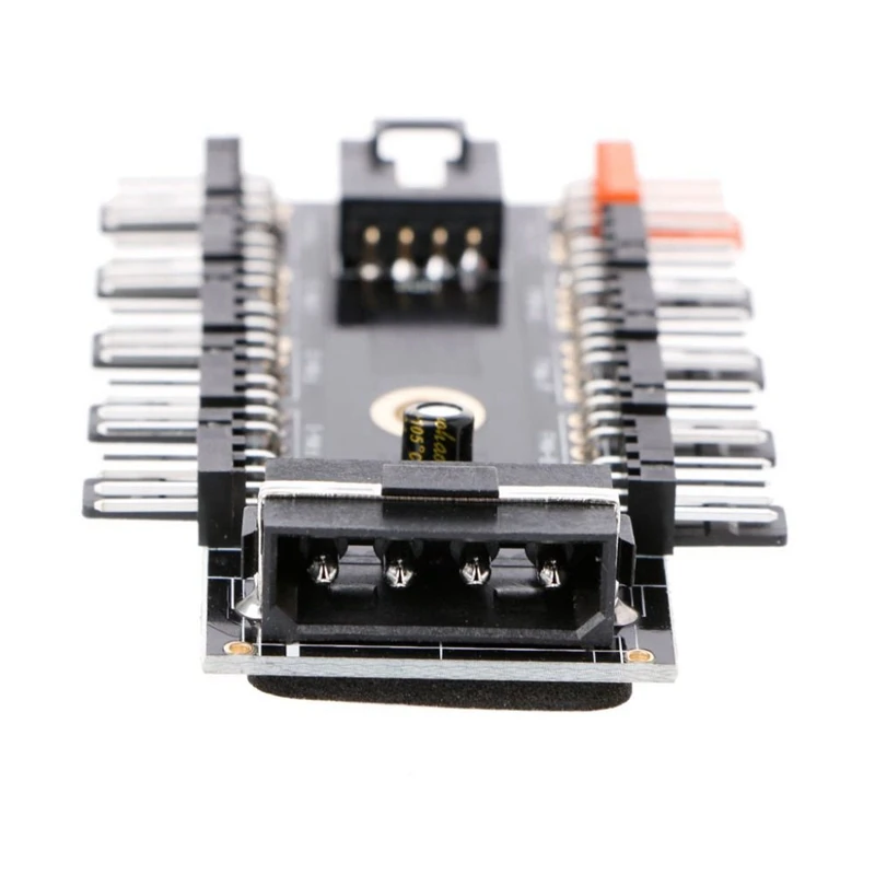 1 шт. IDE/SATA Molex 1-10 способ PWM охлаждающий вентилятор концентратор 12V 4-контактный