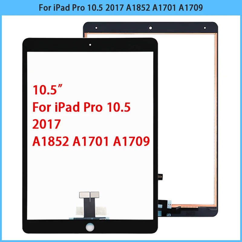 10 шт. Экран для iPad Pro 5 сенсорный планшета Сенсор A1701 A1709 A1852 ЖК-дисплей Переднее