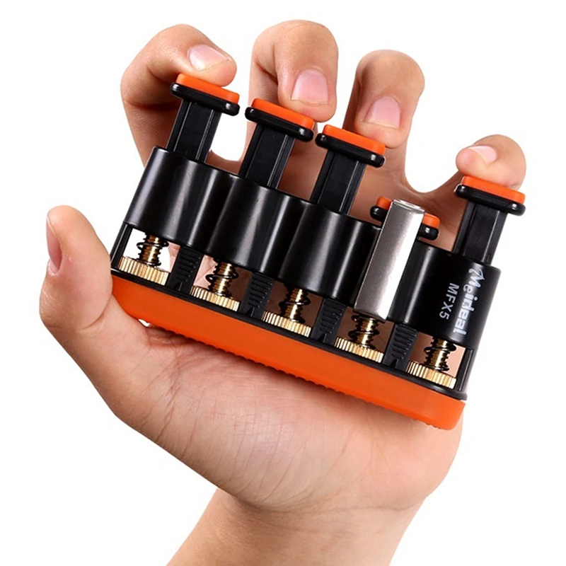 

Meideal палец усилитель акустической гитары начинающих тренер тренажер захватываемый для рук 3-8,5 фунтов лёгкий нейлоновый трос Регулируемый ф...