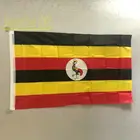 ZXZ угандский флаг 90*150 см, угандский подвесной флаг, 3x5 футов, UG флаг, фотоукрашение