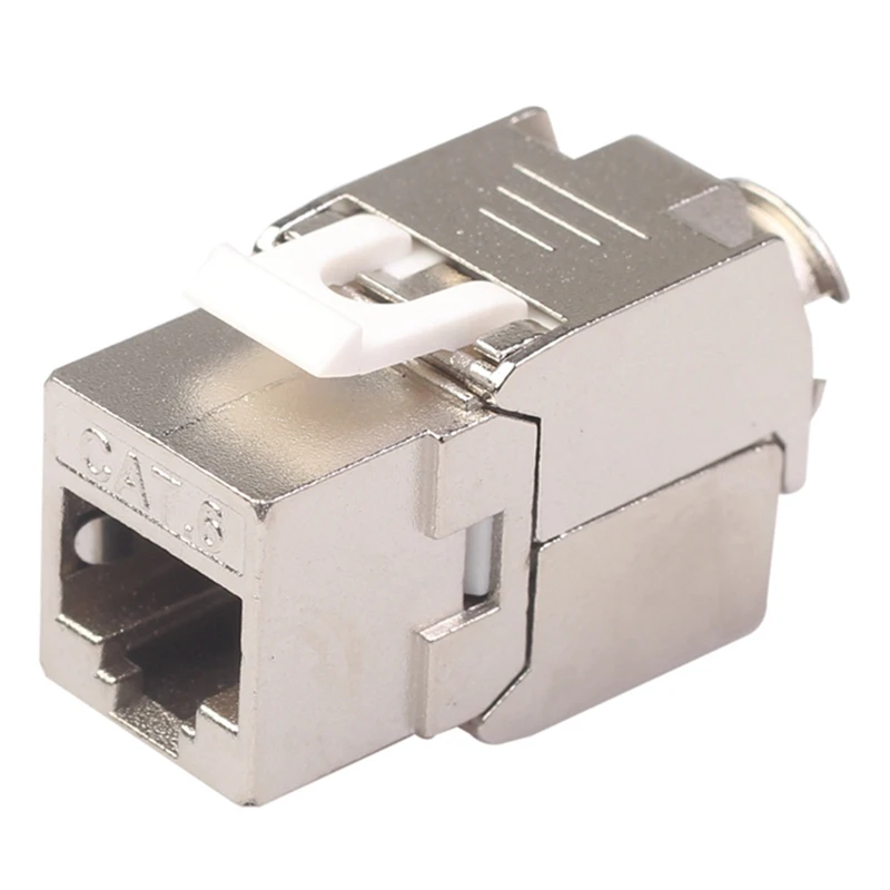 

Network Interface,Rj45 Jack Network Cable Interface Rj45 Shielded Keys Tone Ethernet Module Jack Suitable for Cat6 Cable