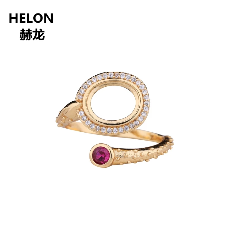 Женское Обручальное кольцо с овальным кабошоном 7 9x9 9 мм|Кольца| |