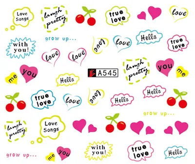 Наклейка на ногти водная наклейки для ногтей слайдер декор дизайна тату маникюр |