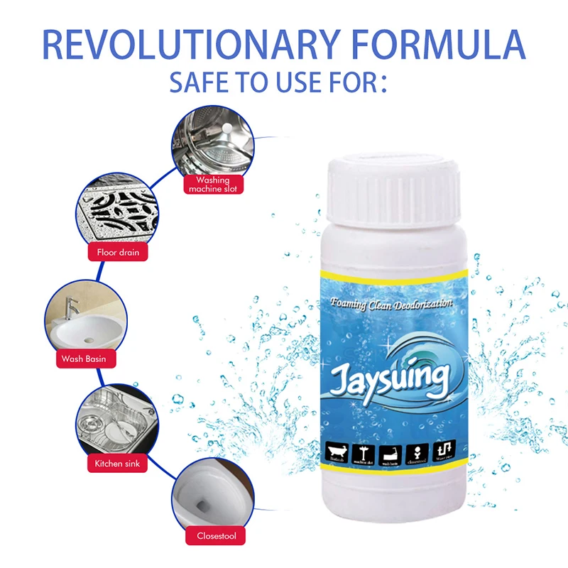 2 шт. 100 г быстрое вспенивающее средство для очистки унитаза стиральной машины