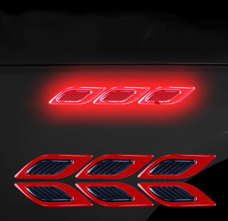 Автомобильный отражатель предупреПредупреждение ющая наклейка безопасности