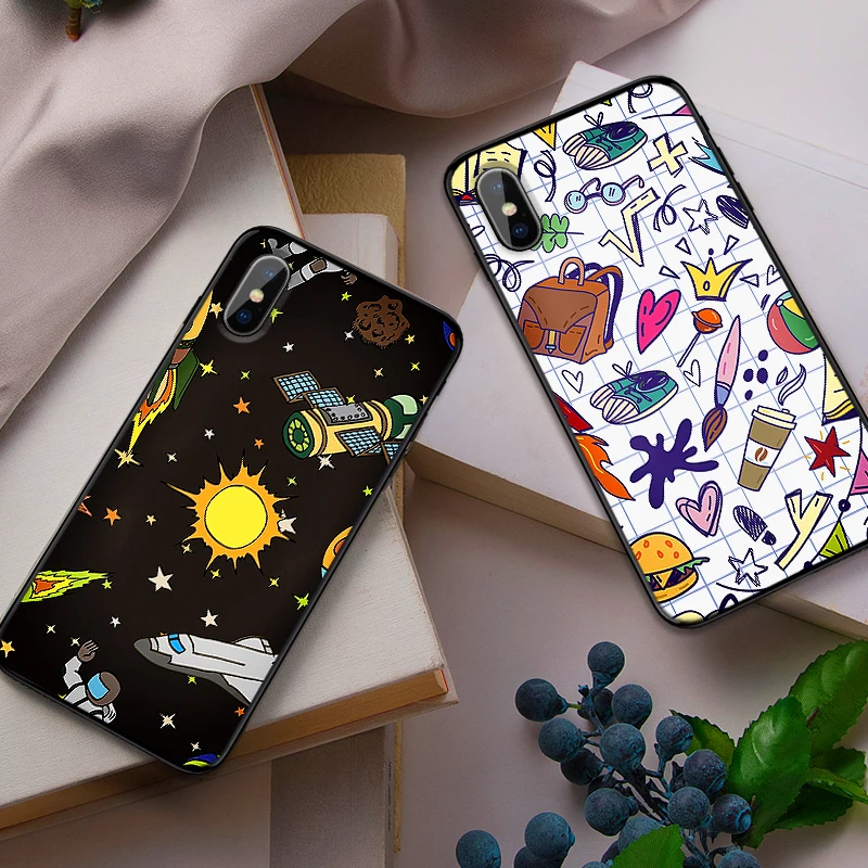 Mobile Phone Cases FOR Xiaomi Redmi Note 4X 5A 16G 32G 7 GO 7A K20pro 6 5 8 K20 Pro Abstract art planet astronaut | Мобильные