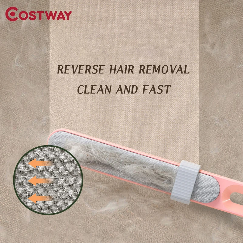 

COSTWAY Magic Lint Remover Clothes Lint Roller Reusable Hair Cleaning Static Dust Brush Household Coat Pet Fur Remover Brushes