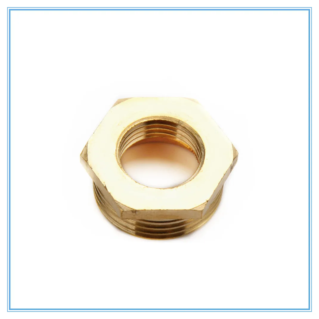 Латунный редуктор с наружной резьбой на внутреннюю резьбу Редукционный втулка