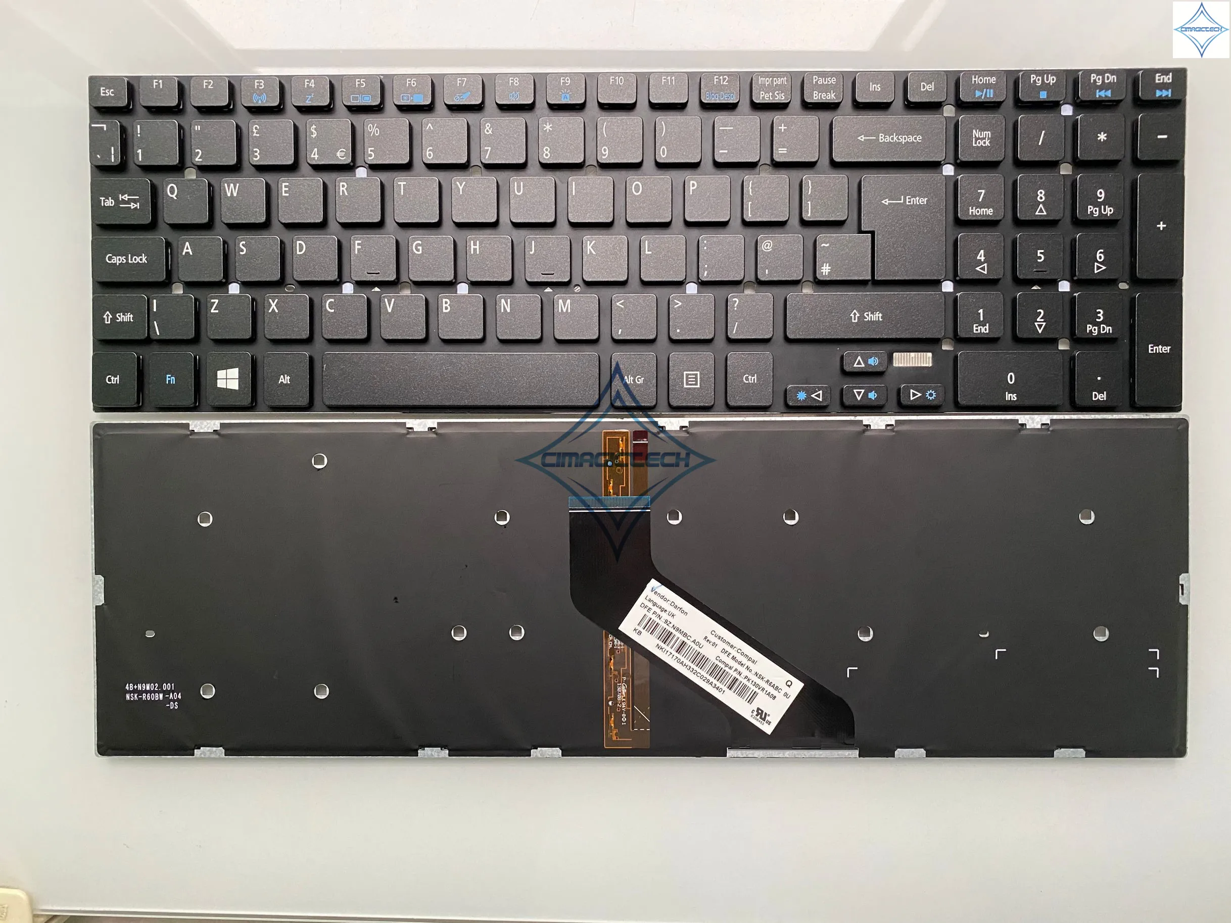 Новая клавиатура для ноутбука Acer Aspire 5830 5830G 5830T V3 с подсветкой|notebook keyboard|keyboard for acer