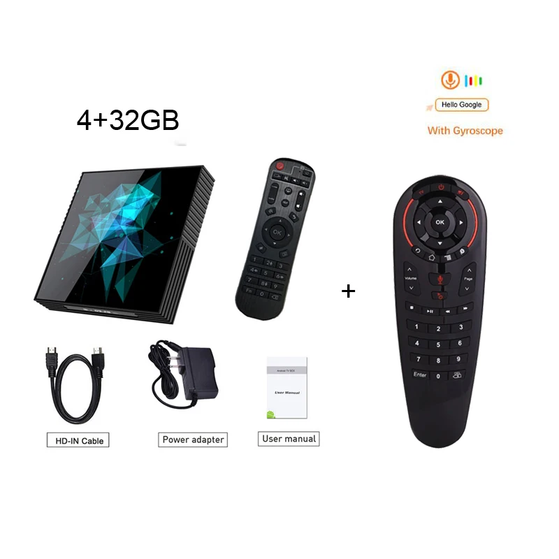 4GB 32GB g30 Смарт-бокс Android 9,0 Tv Box A95X Z2 Rockchip 4G 32GB 64GB Android box bluetooth 2,4/5,0G WiFi Google Play Android Tv box - Цвет: 4GB 32GB g30
