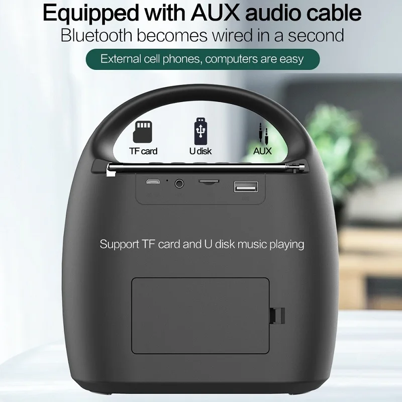 Bluetooth-Колонка ZEALOT S42 TWS переносная Колонка для улицы поддержка TF-карты мощность 10