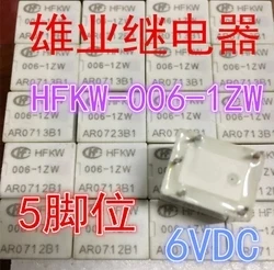 

5 шт./10 шт. реле HFKW 006-1ZW HFKW-006-1ZW 6VDC DC6V 5PIN
