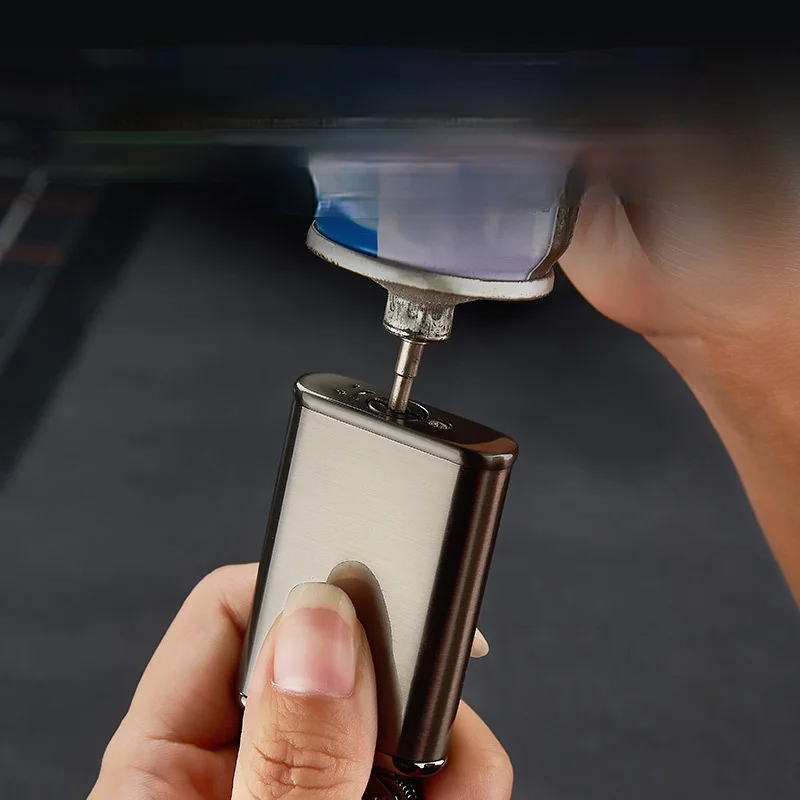 Надувная ветрозащитная зажигалка с синим пламенем в стиле ретро креативная