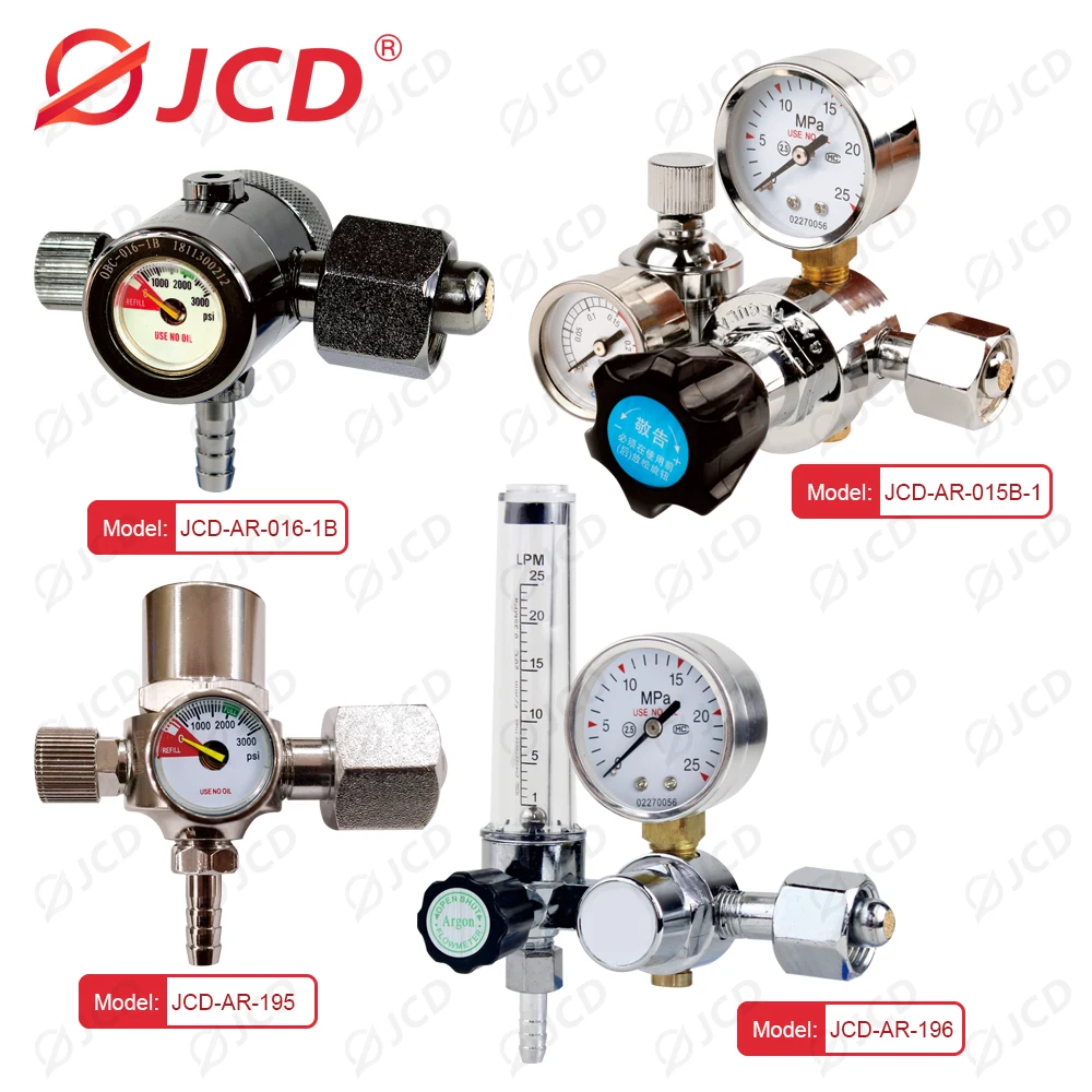 

JCD Copper MIG Welding Machine Barometer G5 Metric Gas Shielded Welding Oxygen Pressure Reducer Dial is Clear and Safe