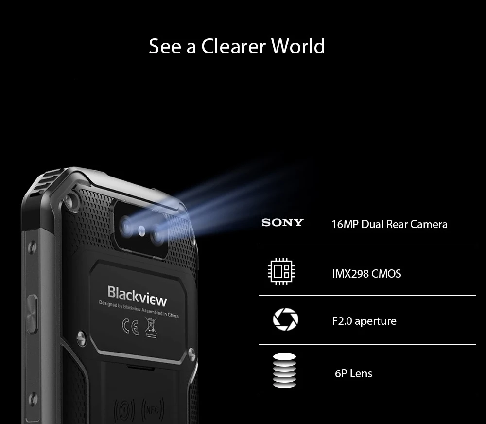 Blackview BV9500 Plus IP68 водонепроницаемый смартфон Helio P70 Восьмиядерный 10000 мАч 5,7 дюймов FHD 4 Гб+ 64 ГБ Android 9,0 мобильный телефон