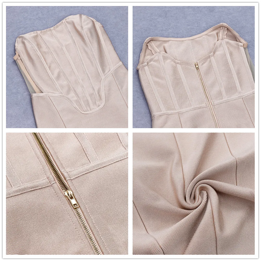 

Women Bandage Dresses Sexy 2020 New Arrival Strapless Summer Autumn Long Dress Ladies Clothing