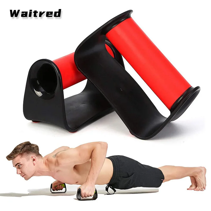 

Waitred Portable Push Up Handles Bars Home Fitness Trainer Arm Strength Chest Muscle Exercise Bracket Gym Bodybuilding Equipment