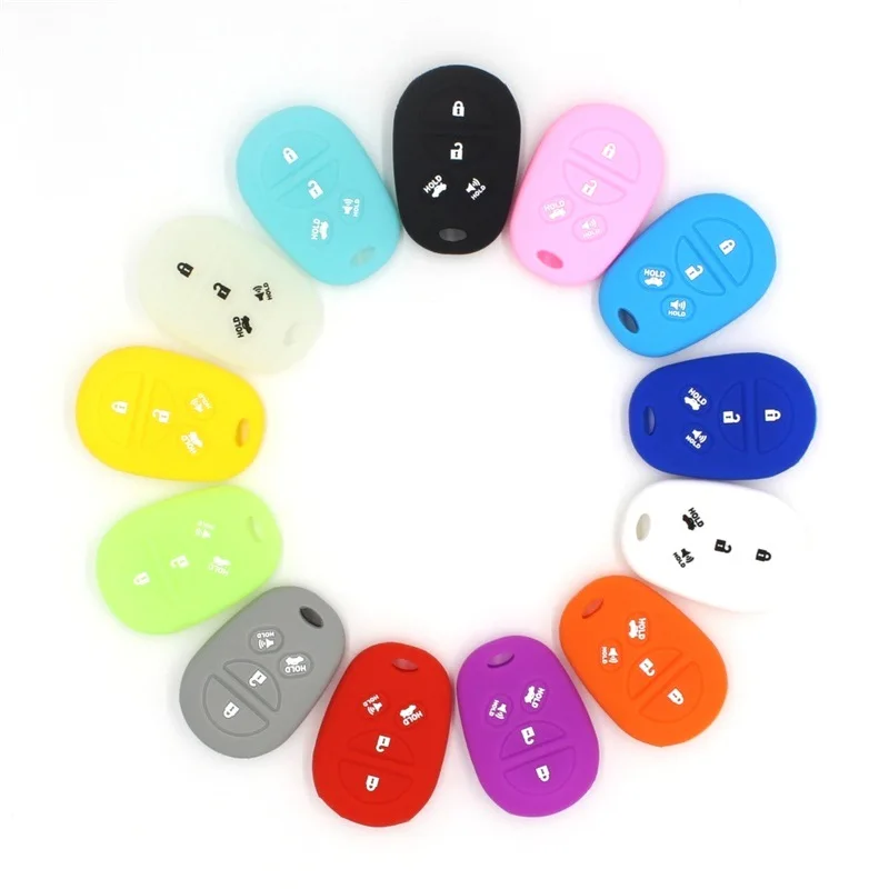 4 кнопки мягкий силиконовый пульт дистанционного управления умный Автомобильный