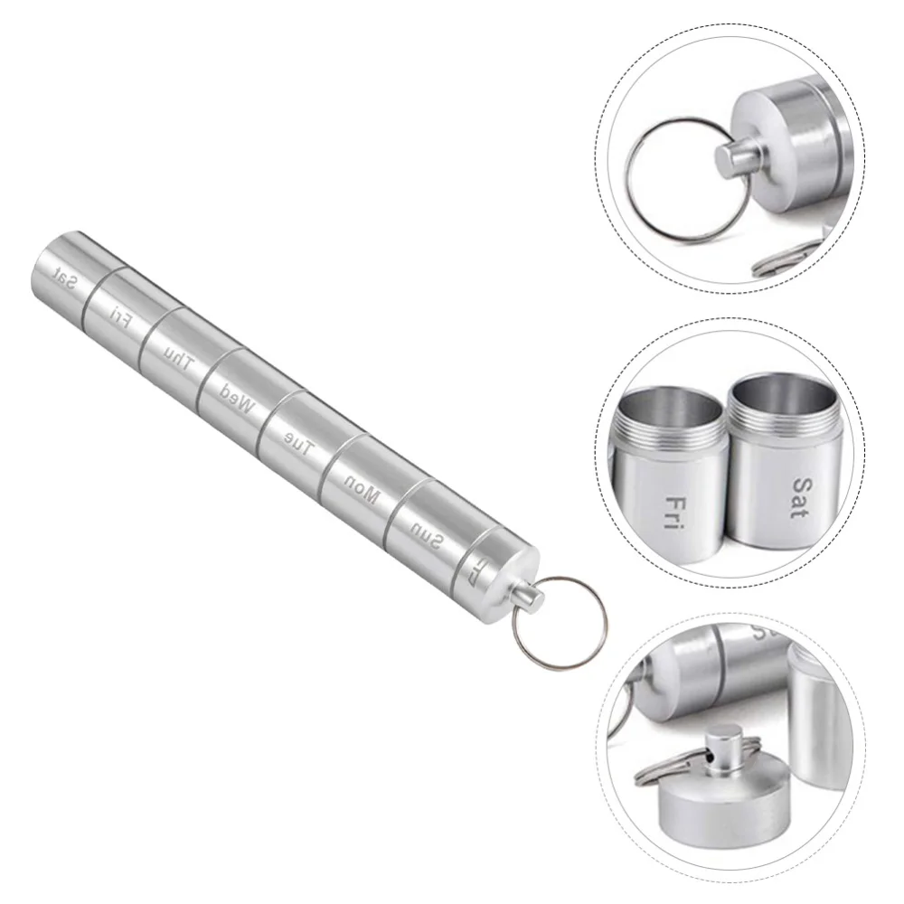 

1 Set Waterproof Medicine Capsule Organizer Separable Capsule Storage Case
