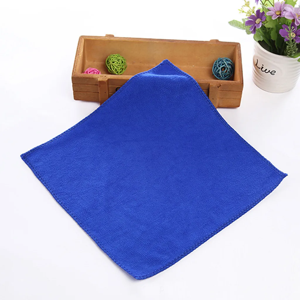 5 шт. чистящие салфетки из микрофибры Авто мягкой ткани для удаления остатков