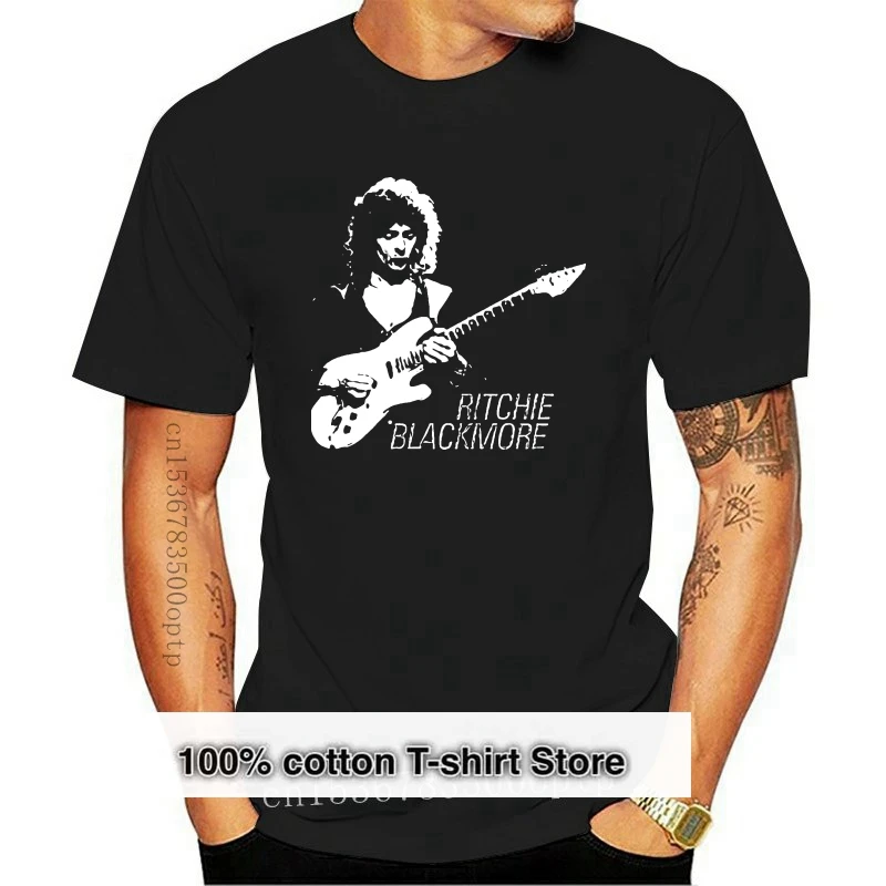 

Ritchie Blackmore Black T-Shirt Size-S To 5XL