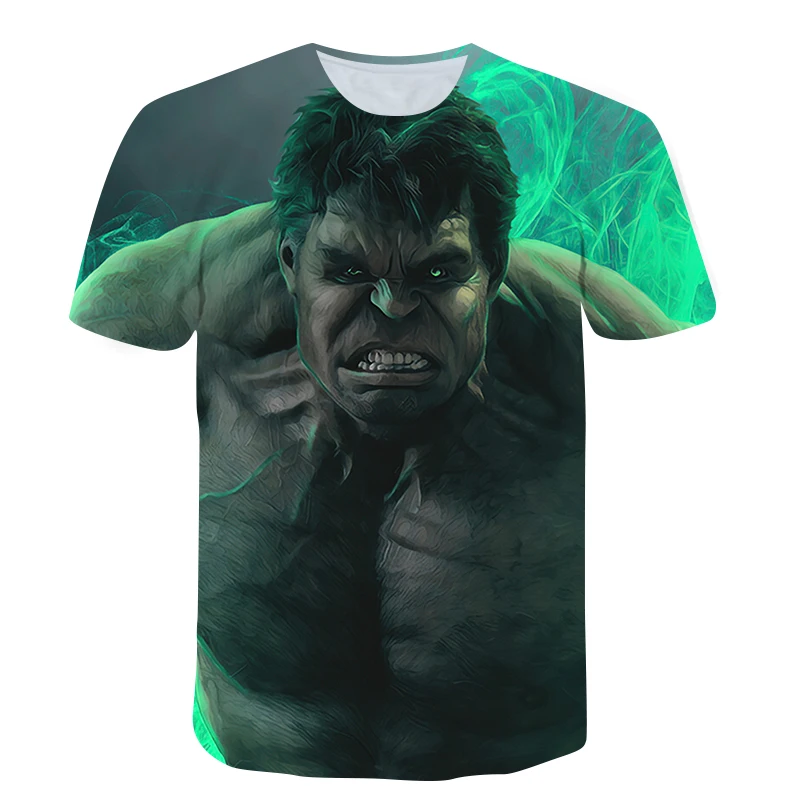 

3D Printed Hulk Tshirt Cartoon Teen Clothing Toddler 4 5 6 7 8Y Boys Tops T Shirt Kids Summer Boys Oversized Tshirt Baby Clothes