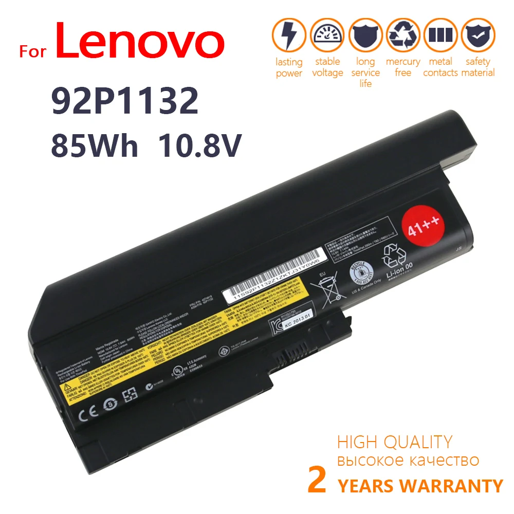

Genuine NEW 9CELLS LAPTOP BATTERY FOR LENOVO ThinkPad T500 SL300 SL400 SL500 SERIES ASM 92P1130 92P1132 92P1138 92P1140 92P1142