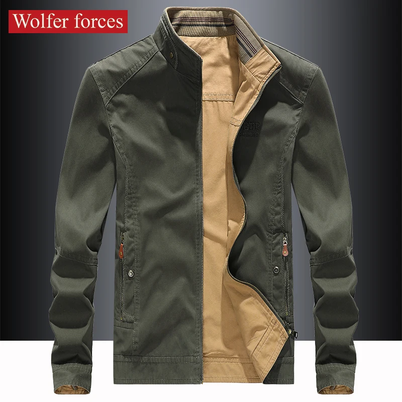 Large Size Clothing Men's Winter Jackets For Men Brand Jaket Man Coat Outerwear Asymmetric Zip Leather Jackets Military Uniform
