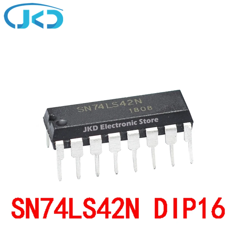 

10 шт. SN74LS42N 74LS42N 74LS42 DIP-16 Новая интегральная схема