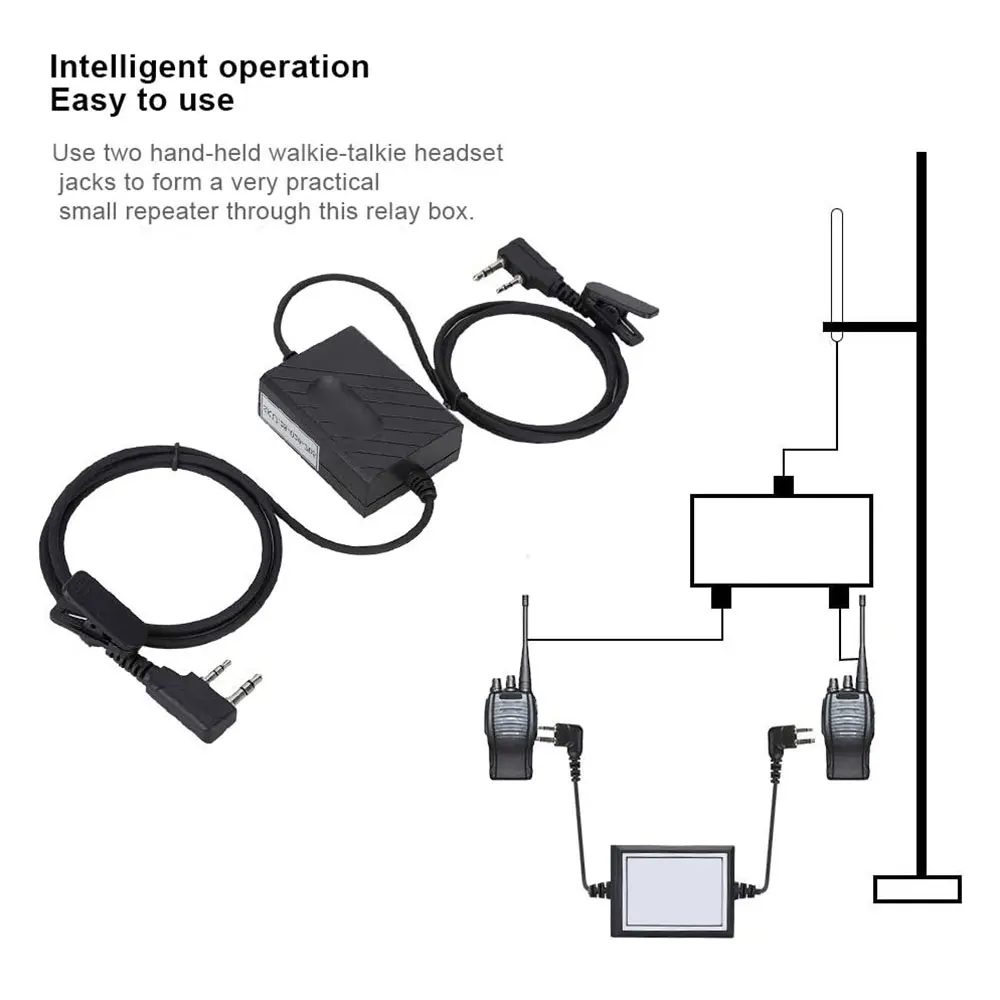 Для переносного приемо передатчика Блок реле двухстороннее иди и болтай Walkie Talkie