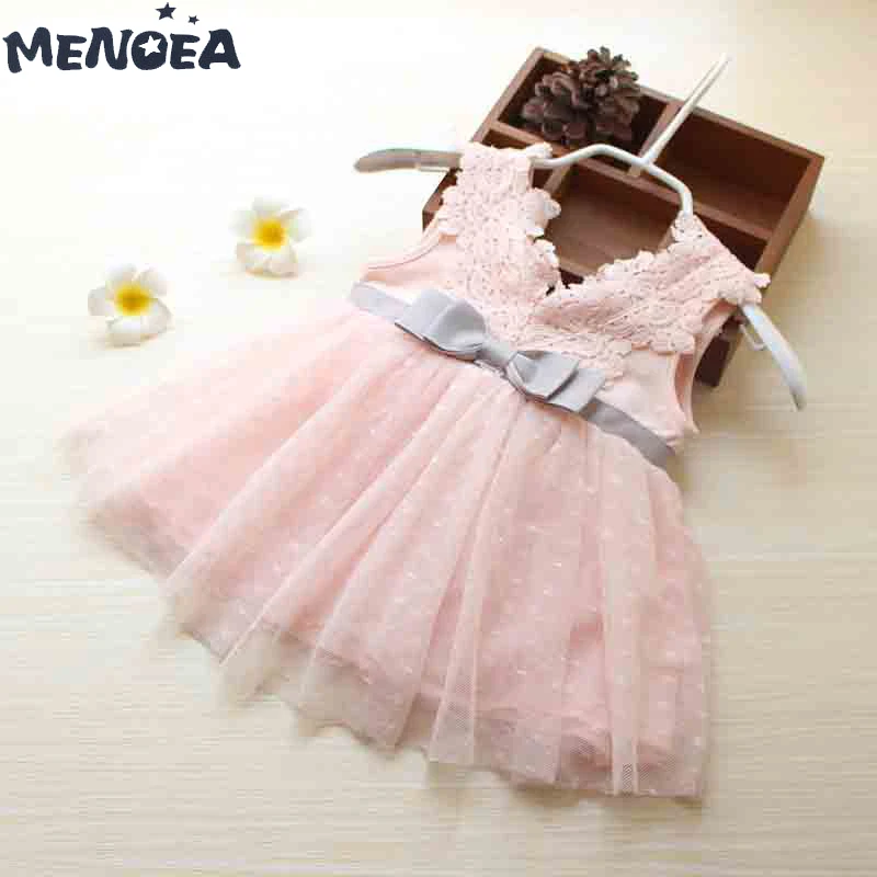 Menoea/платья для малышей новое летнее платье пачка в богемном стиле с кружевным