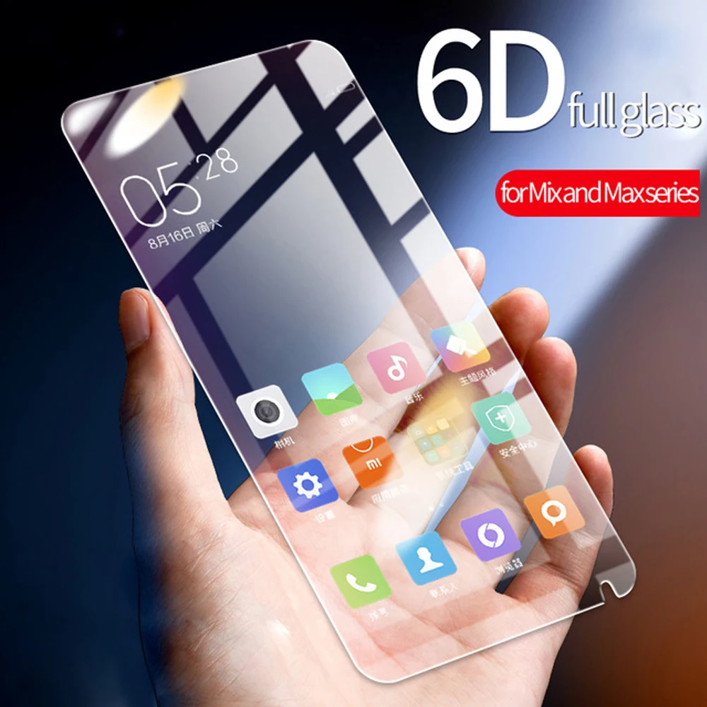 

glass for xiaomi mix3 phone screen protector protective film for xiaomi mix 2 2s 3 max 2 3 tempered on the glass smartphone