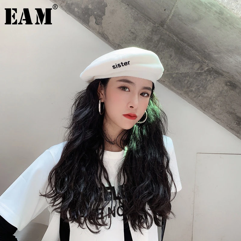 Женская шапка с надписью EAM Круглый купол универсальная весна-осень 2021 1B859 |