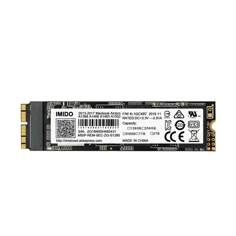 Новый 256 ГБ 512 ТБ SSD для 2013 2014 2015 Macbook Pro Retina A1502 A1398 Air A1465 A1466 iMac A1418 A1419 MAC SSD|Внутренние