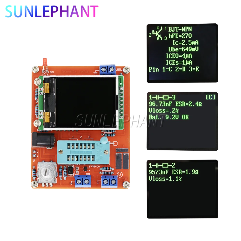 Тестер транзисторов GM328A | AliExpress