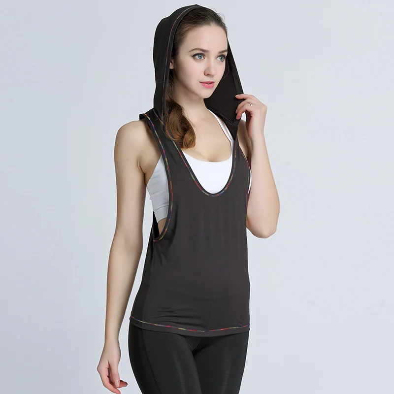 Женская спортивная рубашка для фитнеса женский топ йоги бега спортзала с